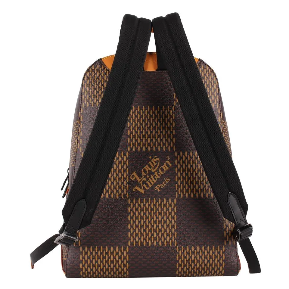 Nigo Campus Backpack Limited Edition Giant Damier and Monogram Canvas (Authentic New)