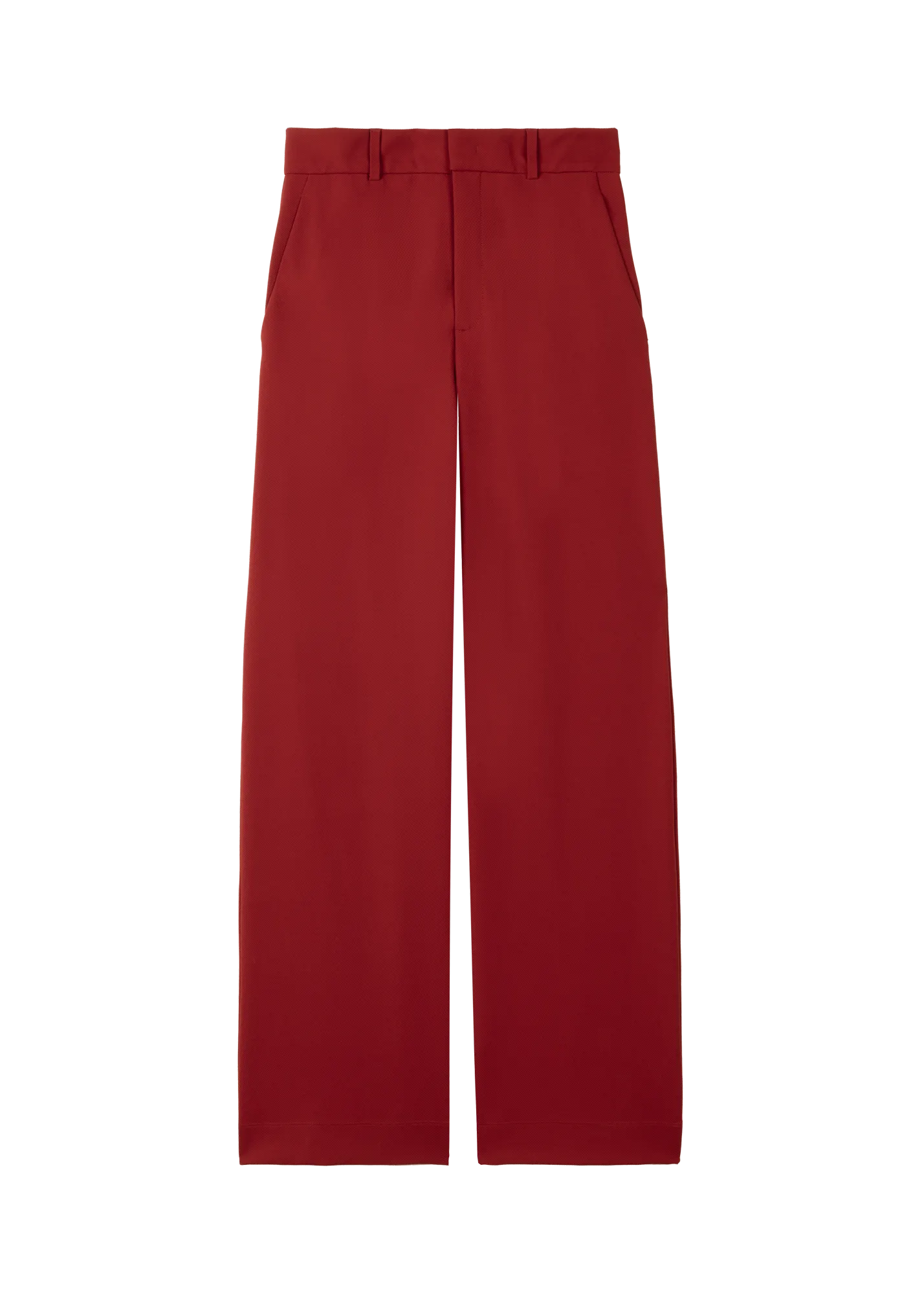 Tailored twill broek