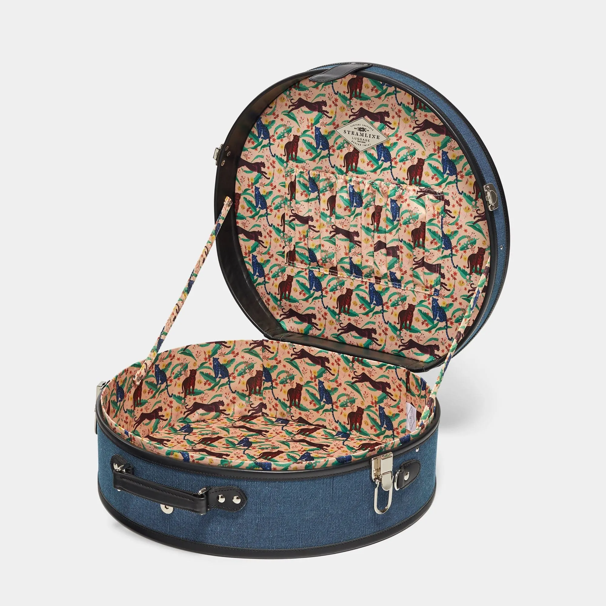 The Editor - Navy Hatbox Deluxe