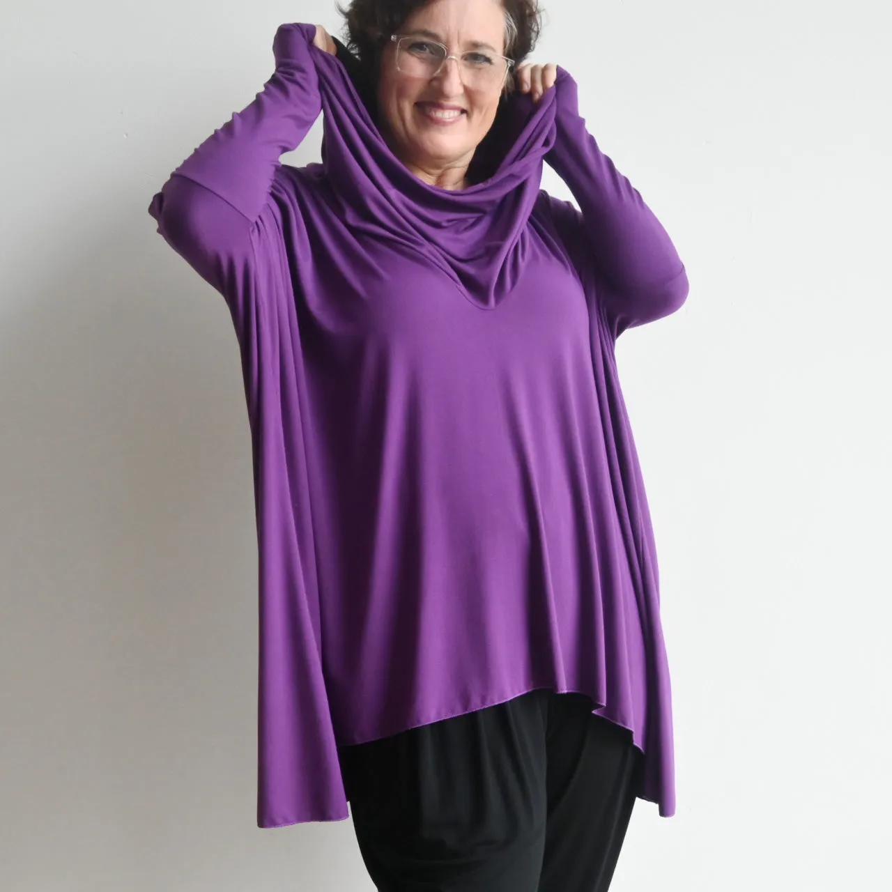 The Glider Poncho Tee in Bamboo