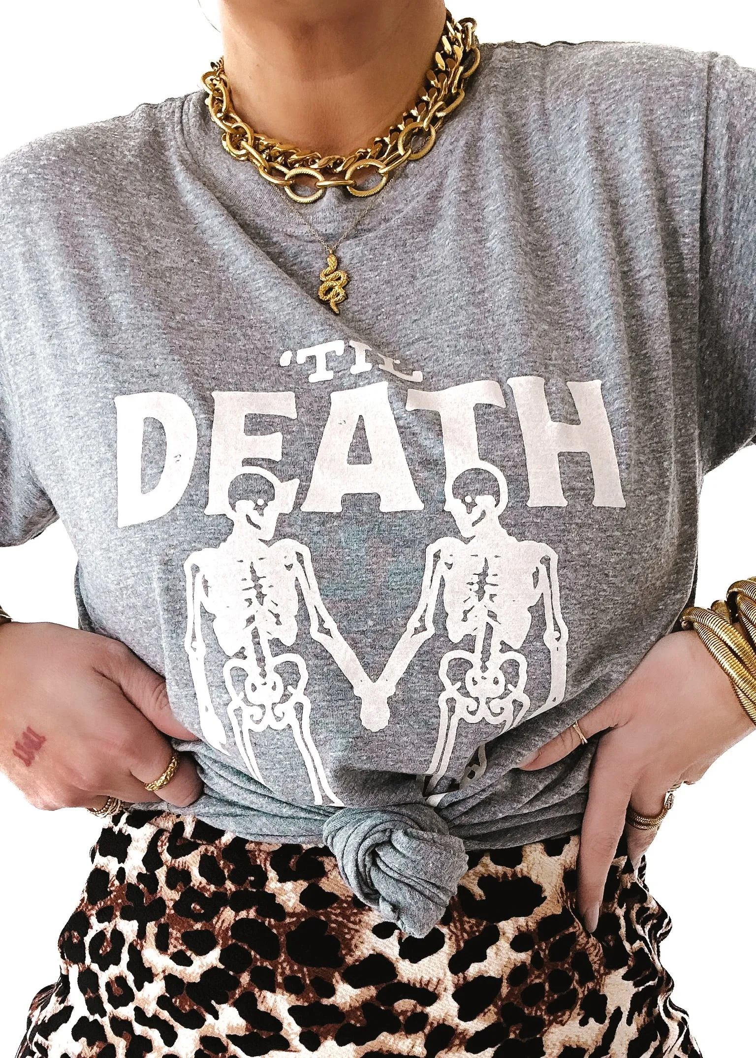 'TIL DEATH SIDE SLIT TEE